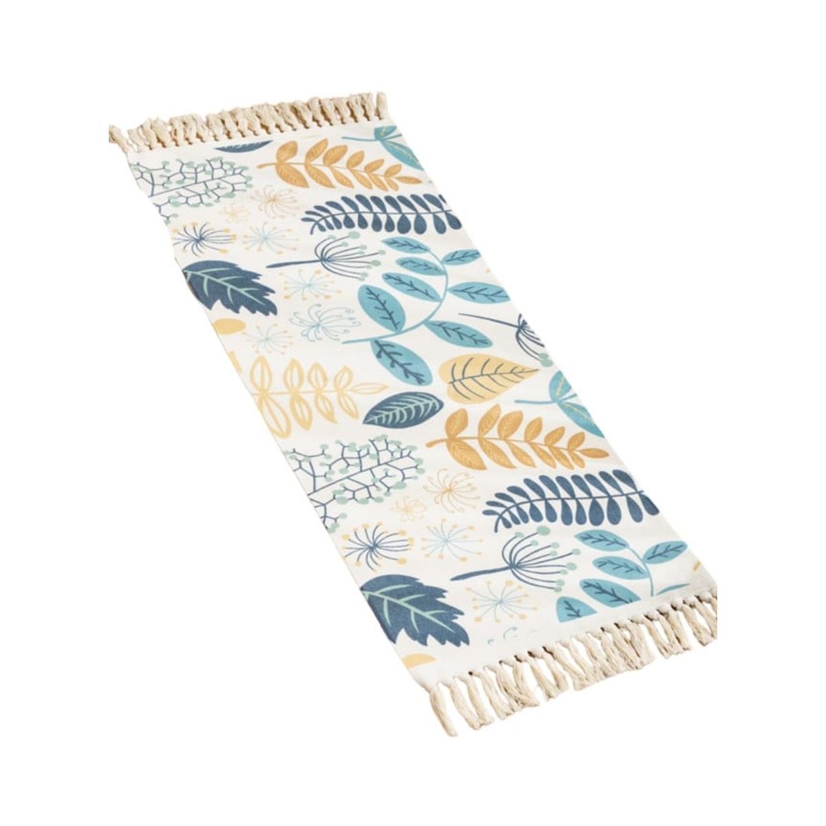 GENERICO - BAJADA DE CAMA ALFOMBRA DE LINO 60 X 130 CM