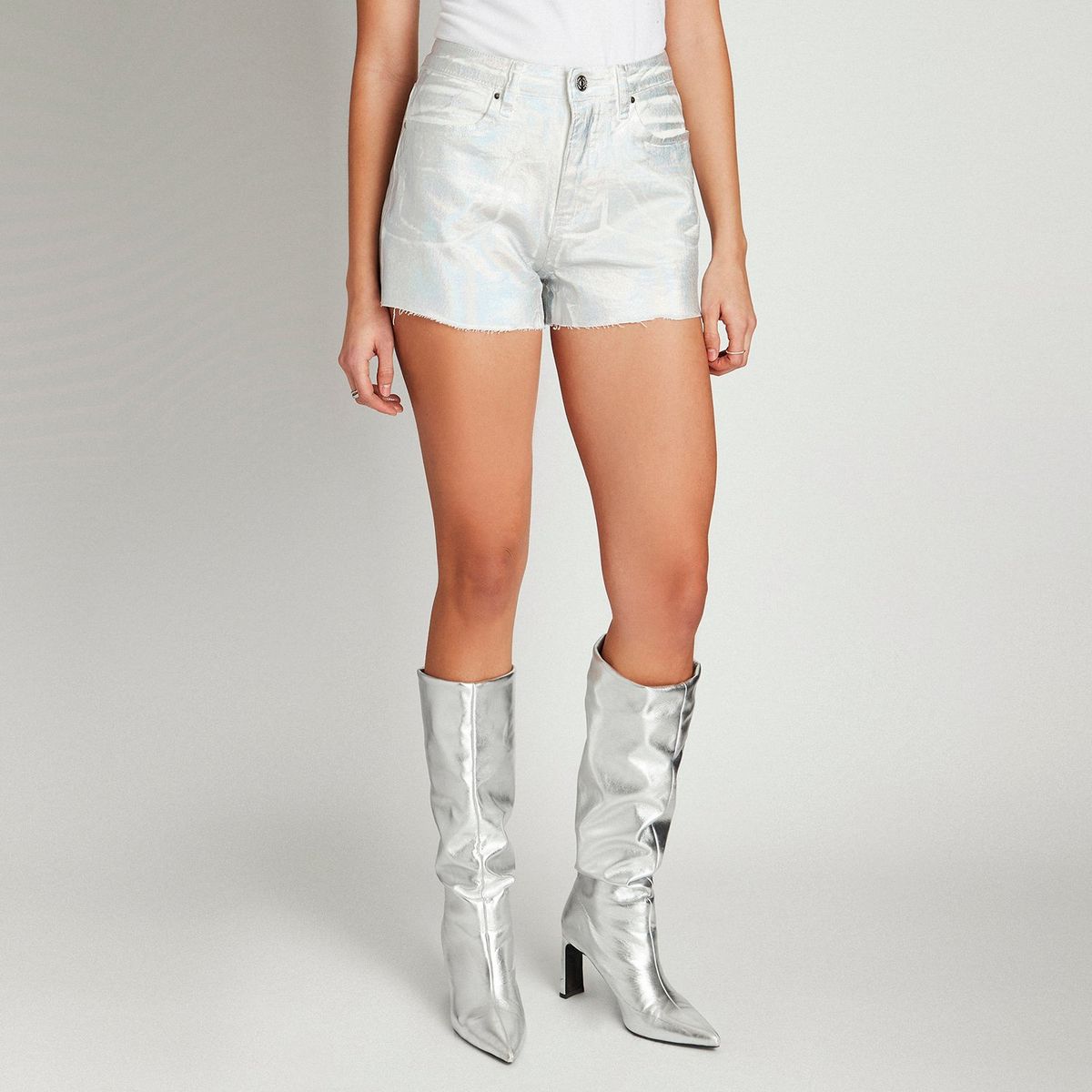 ACUARELA - Bermuda Blanco Recto ACUARELA