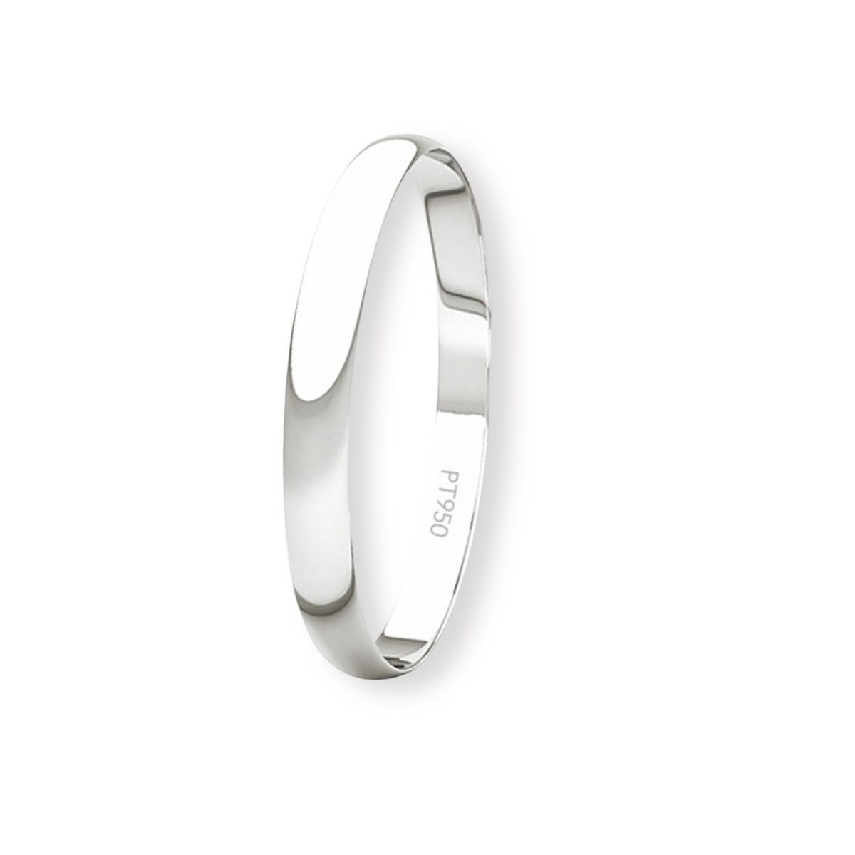 JB JOYAS BARON - Argolla Matrimonio Ilusión de Platino Inglés Verona de 2,0mm