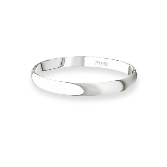 JB JOYAS BARON - Argolla Matrimonio Ilusión de Platino Inglés Verona de 2,0mm