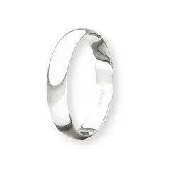 JB JOYAS BARON - Argolla Matrimonio de Platino Inglés Bari de 3,0mm