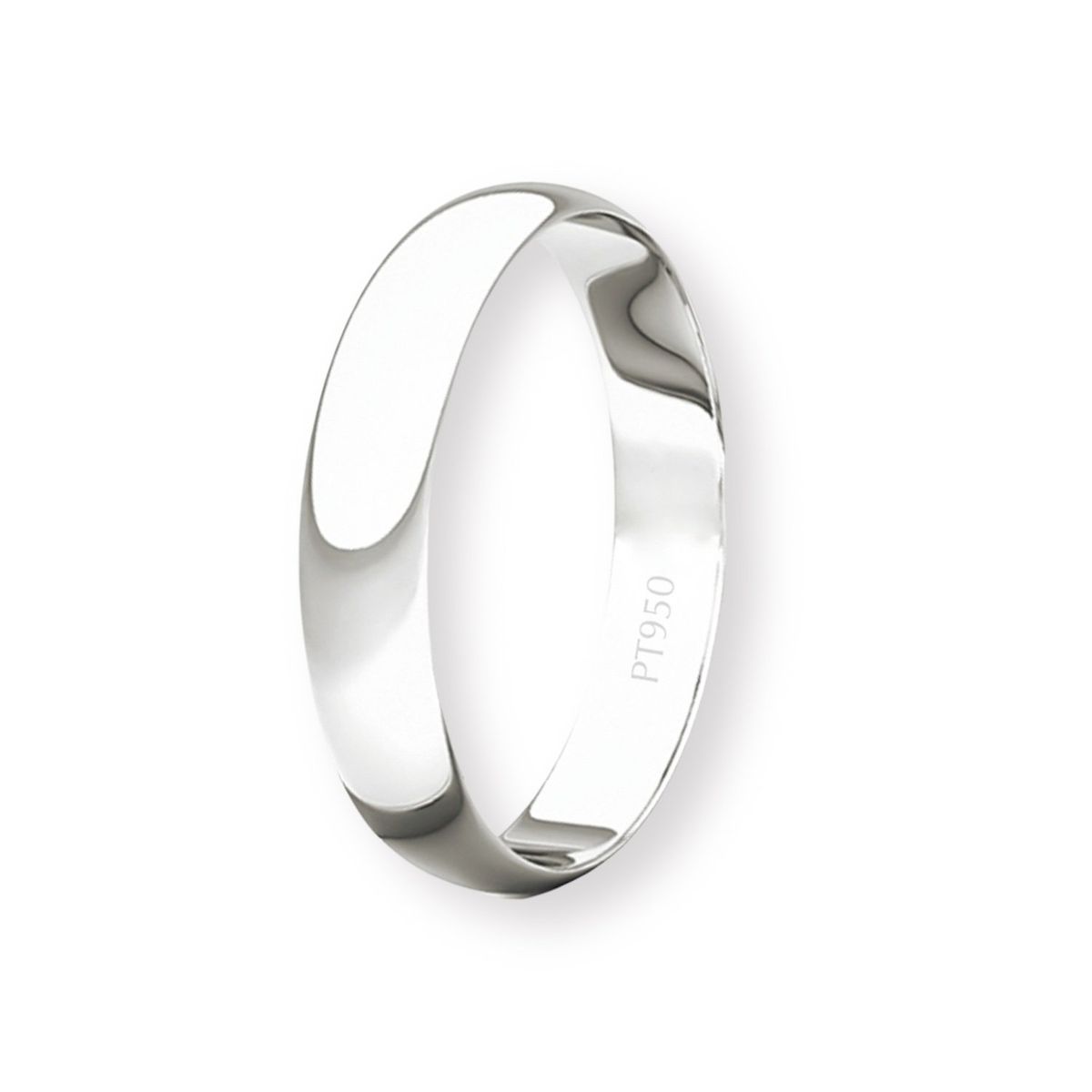 JB JOYAS BARON - Argolla Matrimonio de Platino Inglés Bari de 3,0mm