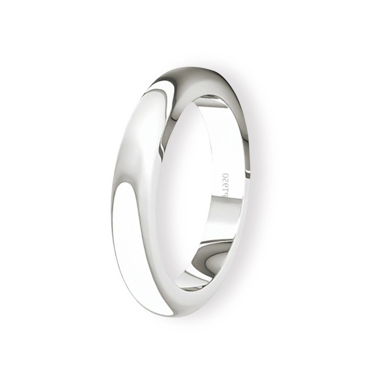 JB JOYAS BARON - Argolla Matrimonio de Platino Inglés Padua 3,0mm