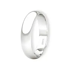 JB JOYAS BARON - Argolla Matrimonio de Platino Inglés Venecia de 3,5mm