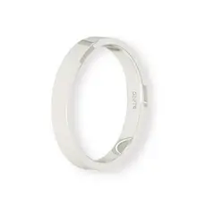 JB JOYAS BARON - Argolla Matrimonio de Platino Tubo Ferrada de 3,5mm