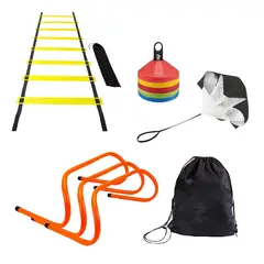 AUCKLAND OUTDOOR - Set Entrenamiento Deportivo Coordinacion Footwork. 56 Piezas