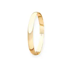 JB JOYAS BARON - Argolla Matrimonio Ilusión de Oro Amarillo 18kt Ingles Verona de 2,0mm