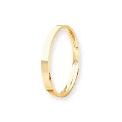 JB JOYAS BARON - Argolla Matrimonio de Oro Amarillo 18kt Tubo ErgoFit Siena de 2,0mm
