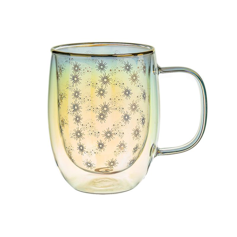 ADAGIO TEAS - Taza Doble Vidrio Shooting Stars Iridescent 300 ml