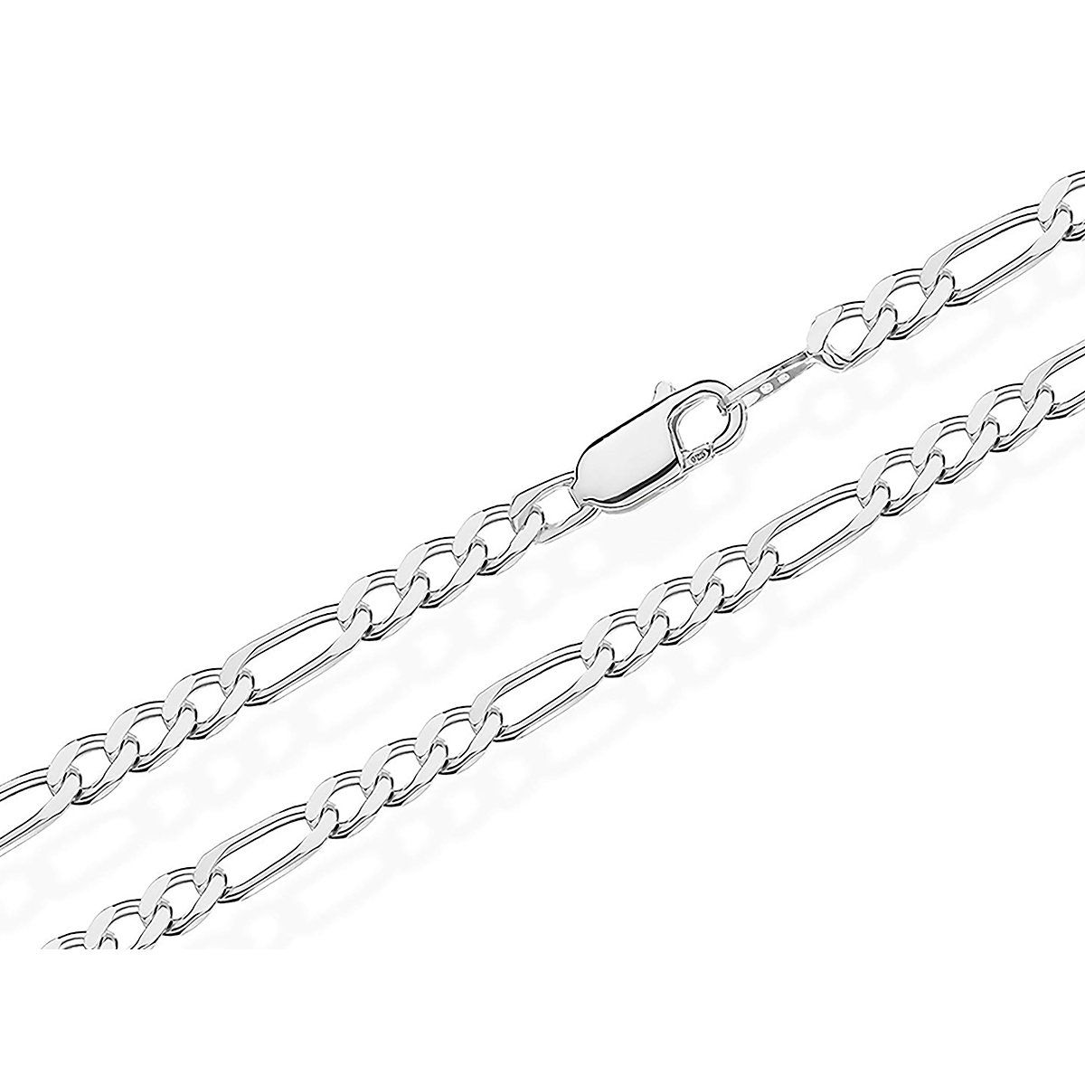 MABELITA - Cadena De Plata 925 Fígaro G 60cm