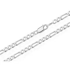 MABELITA - Cadena De Plata 925 Fígaro G 60cm