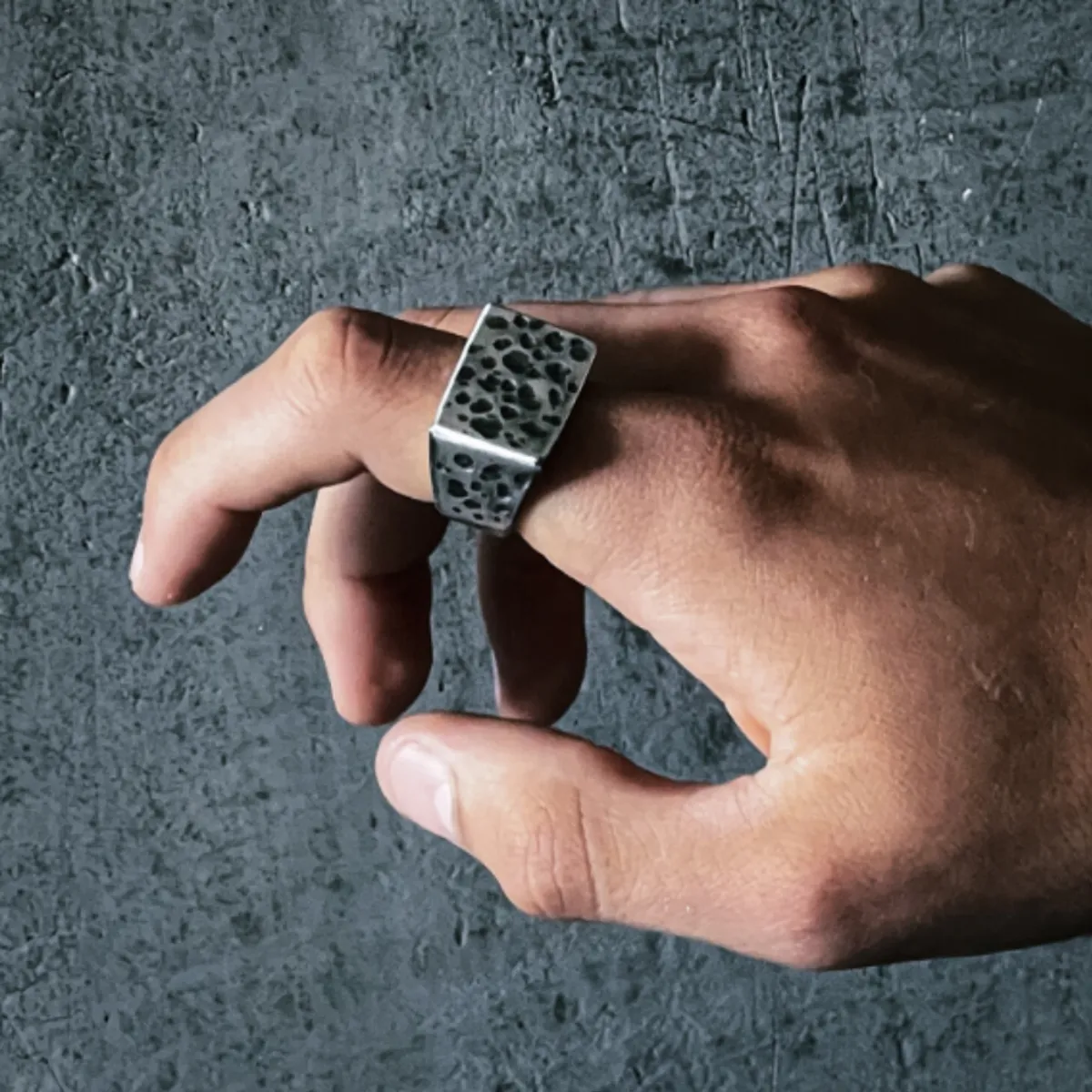 MALEVO JOYAS - Anillo de Plata STAMP
