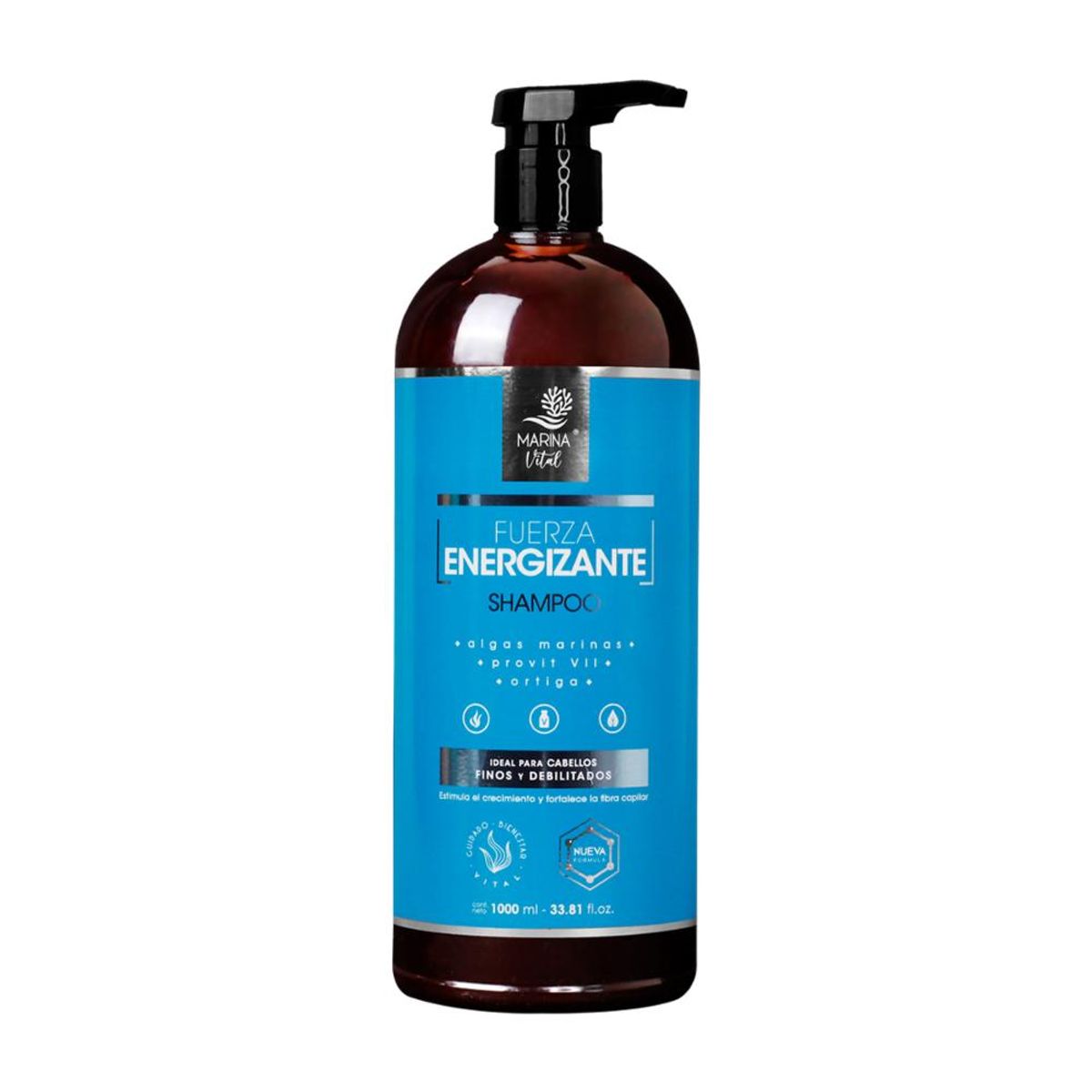 MARINA VITAL - Shampoo Fuerza Energizante Marina Vital 1000 ml MARINA VITAL