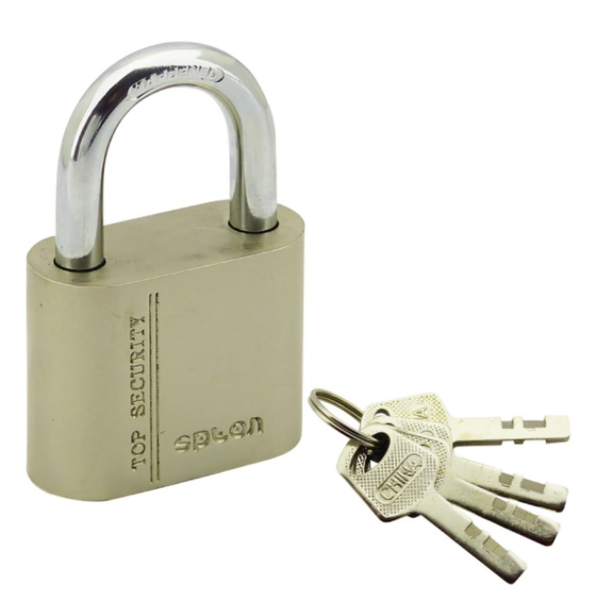 OEM - CANDADO 40 MM SPLON GRIS TOP SECURITY