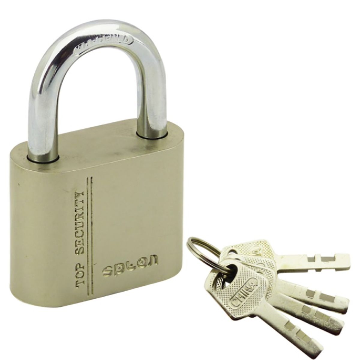 OEM - CANDADO 40 MM SPLON GRIS TOP SECURITY