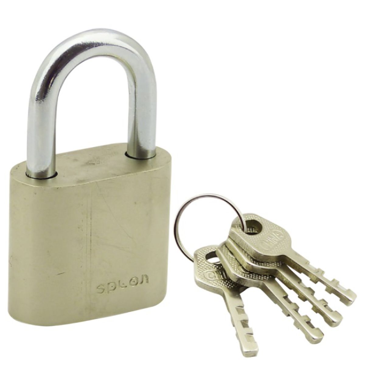 OEM - set x 2 CANDADO 30 MM SPLON GRIS TOP SECURITY