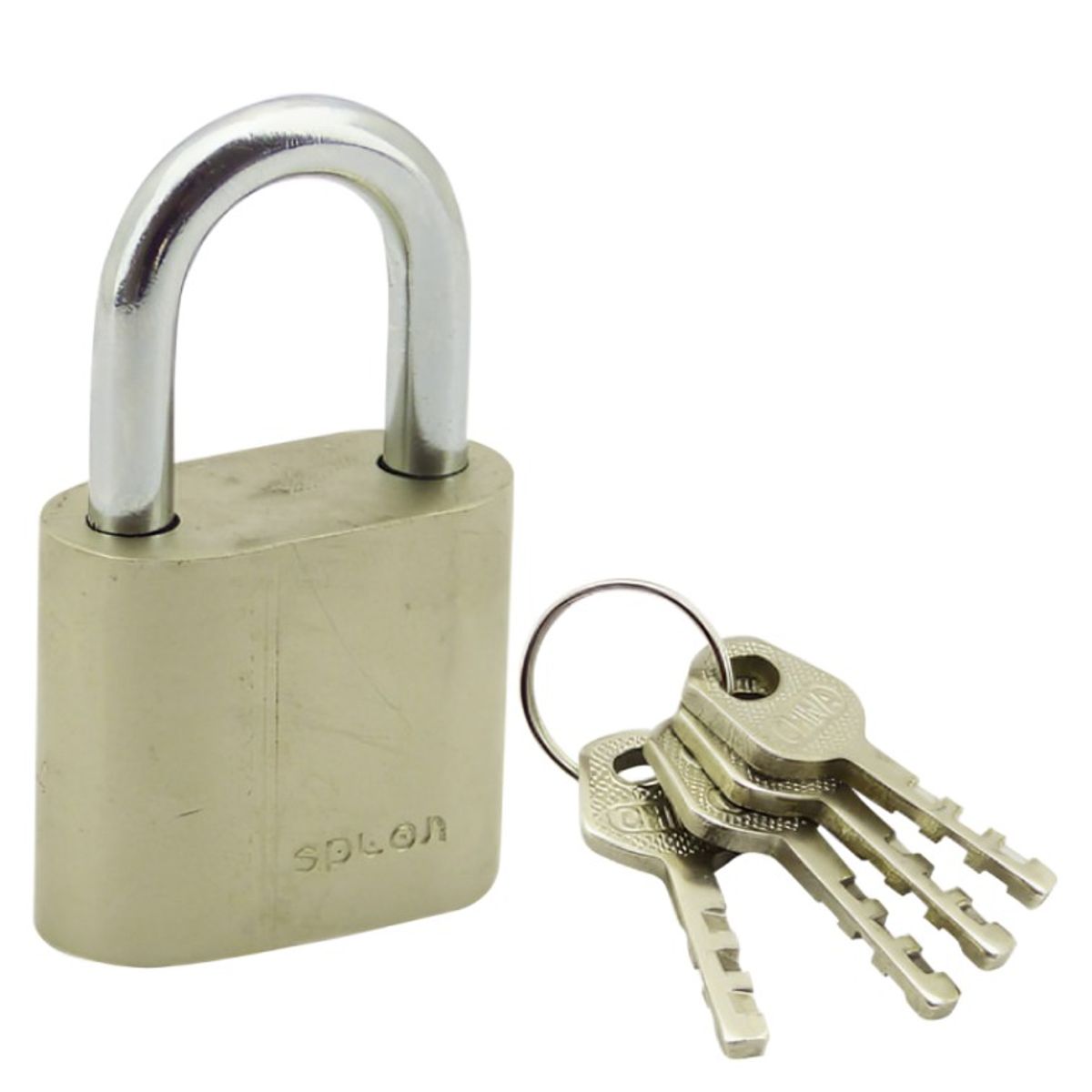 OEM - set x 2 CANDADO 30 MM SPLON GRIS TOP SECURITY