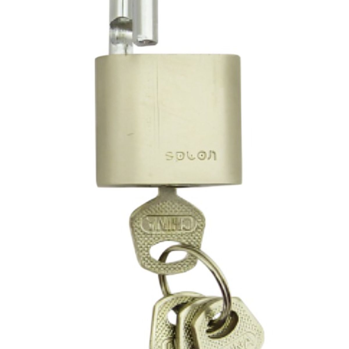 OEM - set x 2 CANDADO 30 MM SPLON GRIS TOP SECURITY