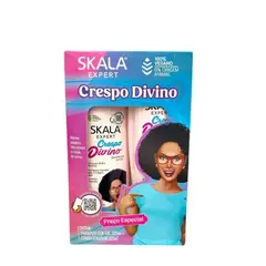SKALA - Kit Shampoo Y Acond Crespo Divino Expert 650ml.-