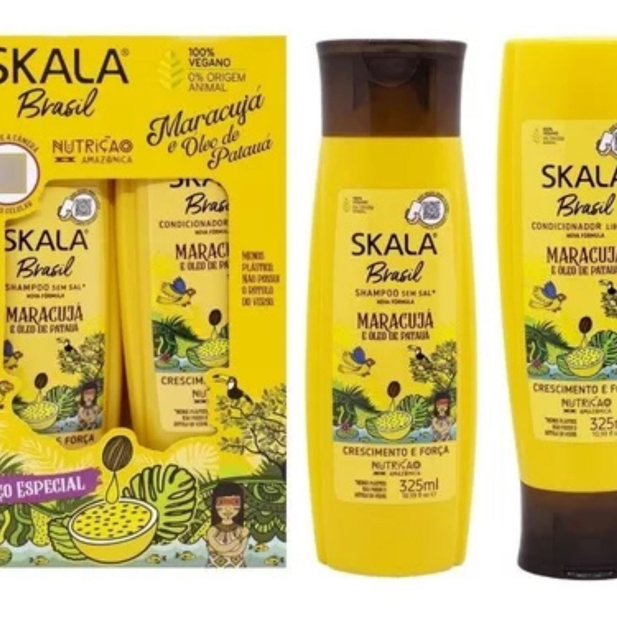 SKALA - Kit Shampoo Y Acond Maracuyá Skala Brasil 650ml