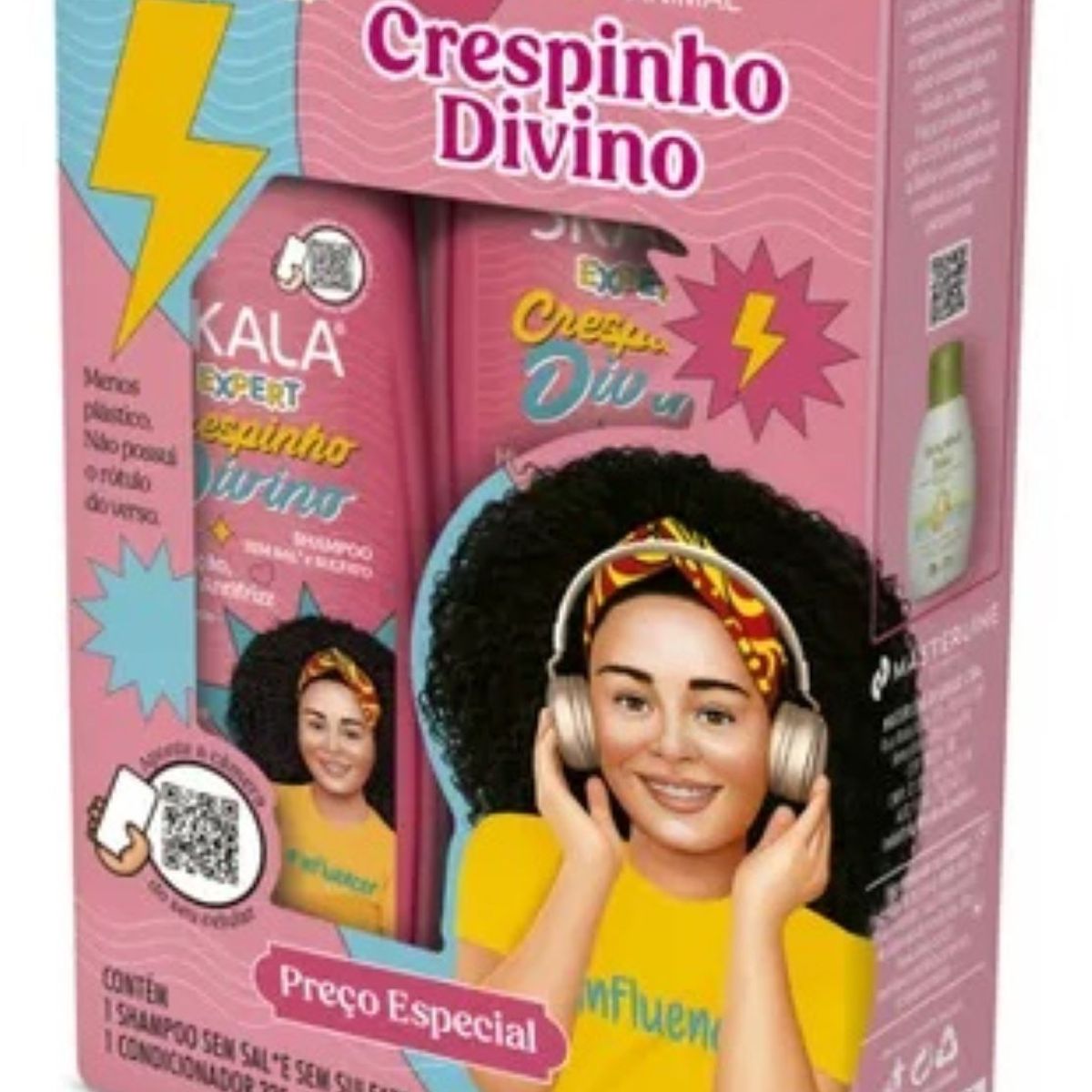 SKALA - Kit Shampoo Y Acond Kids Crespinho Divino Skala Expert 650ml