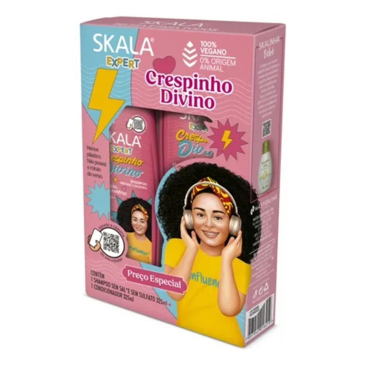 SKALA - Kit Shampoo Y Acond Kids Crespinho Divino Skala Expert 650ml