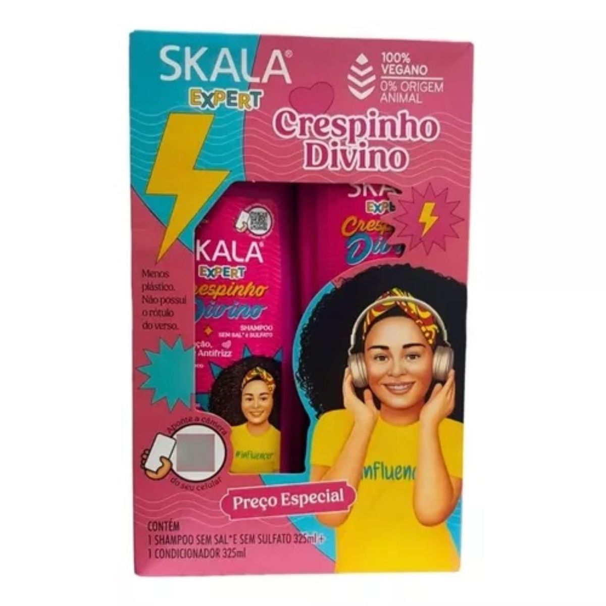 SKALA - Kit Shampoo Y Acond Kids Crespinho Divino Skala Expert 650ml