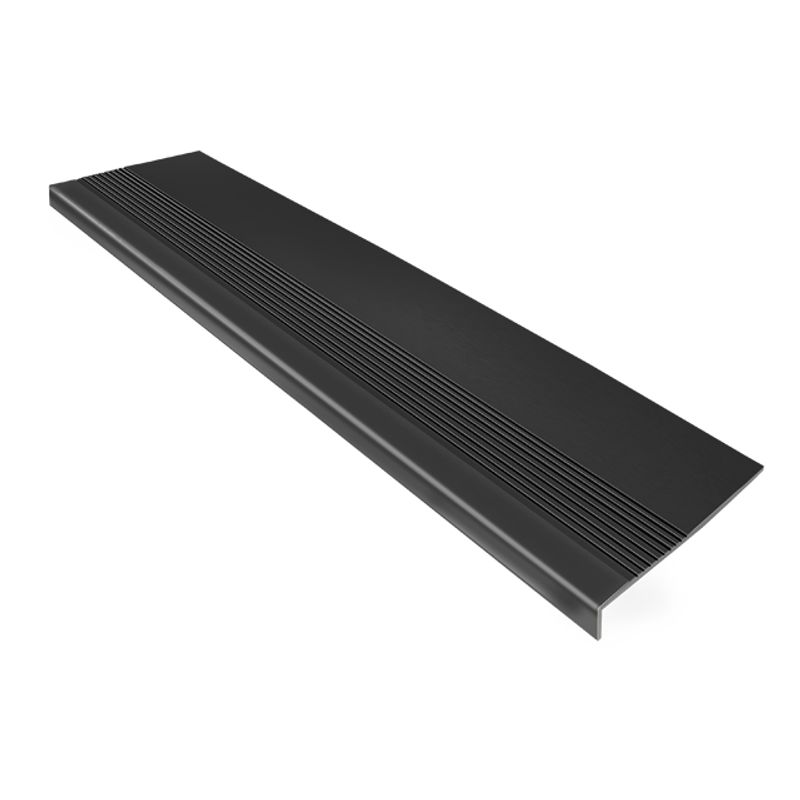 QRUBBER - Grada PVC 300cmx30cmx3mm negro QRubber