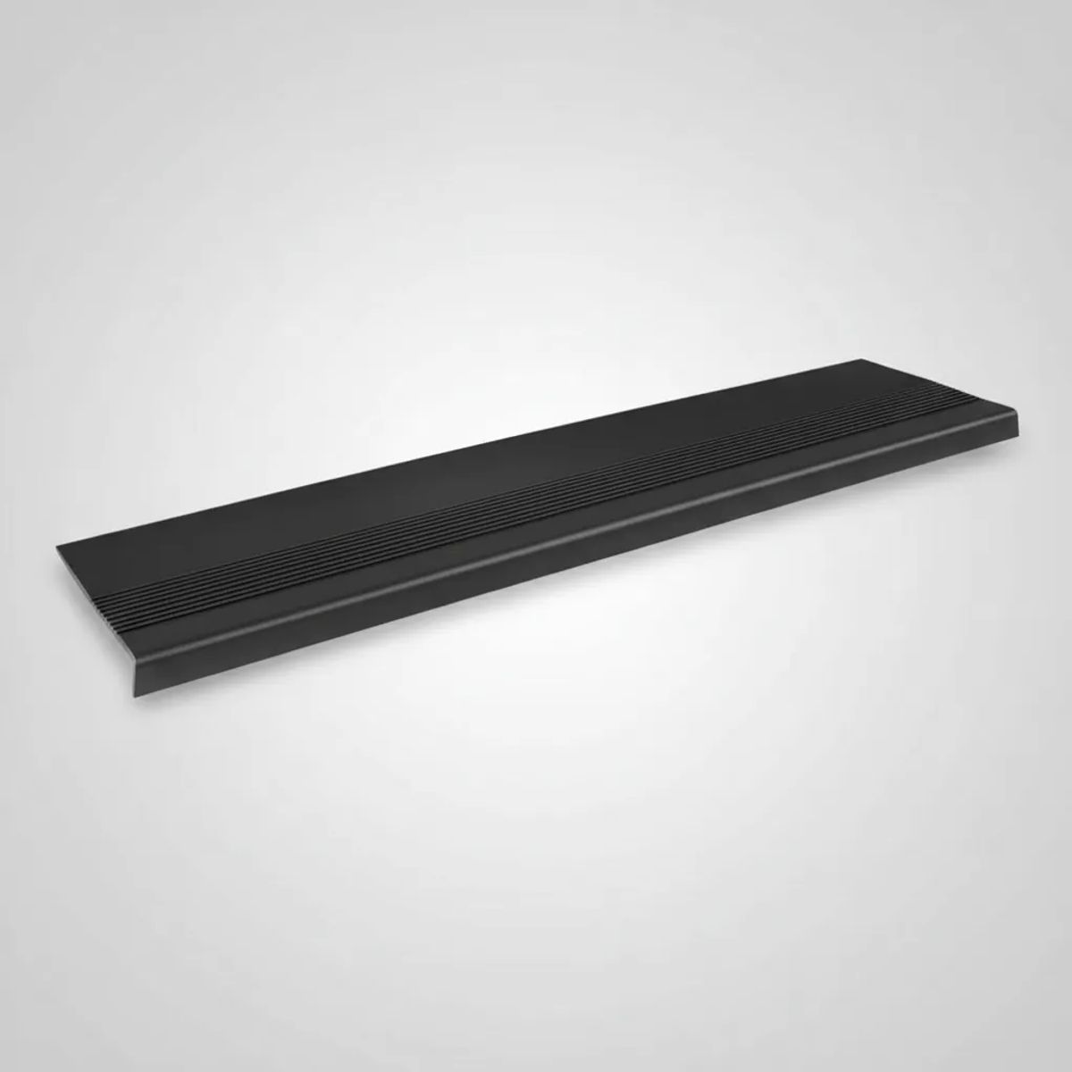 QRUBBER - Grada PVC 300cmx30cmx3mm negro QRubber
