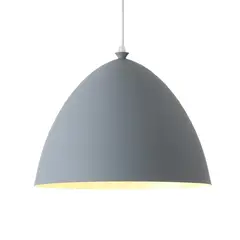 TEMPORA - Lámpara colgante nórdica campana gris