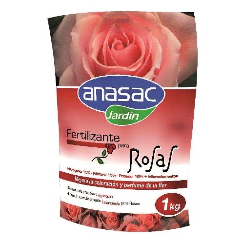 ANASAC - Fertilizantes Para Rosas 15-15-15 Granulado 1 Kg Anasac