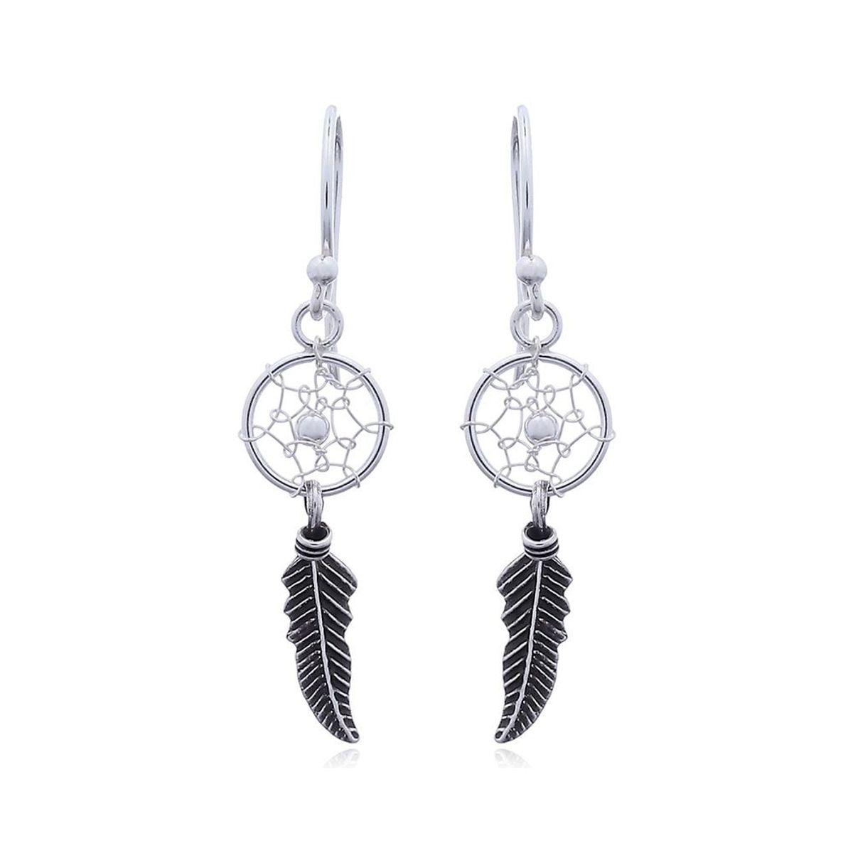 MABELITA - Aros De Plata 925 Mini Atrapasueños