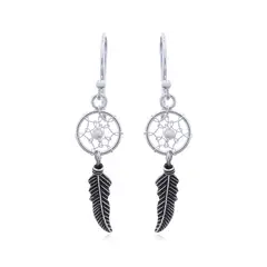 MABELITA - Aros De Plata 925 Mini Atrapasueños