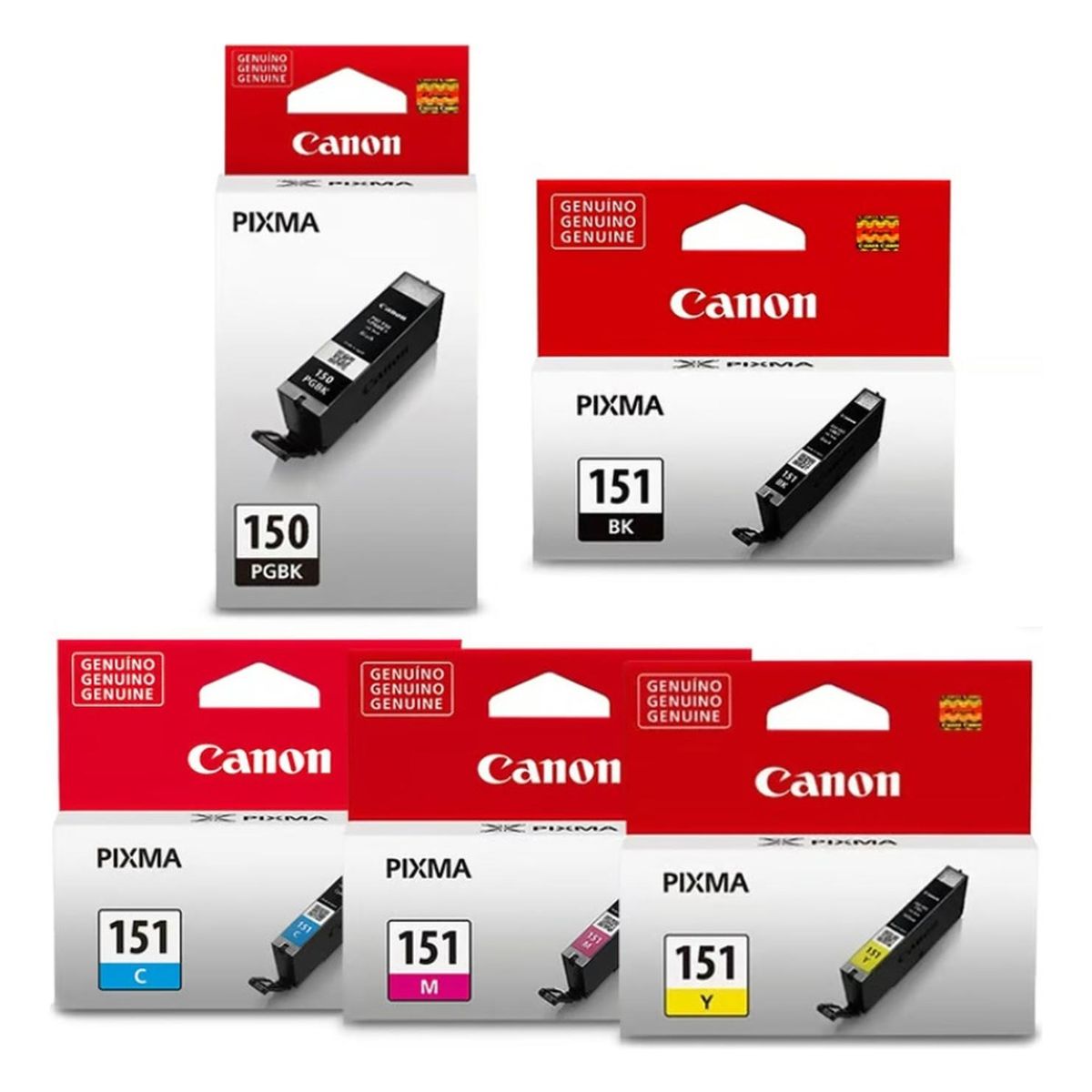 CANON - Cartuchos de Tinta Canon PGI-150/CLI-151 Original Pack