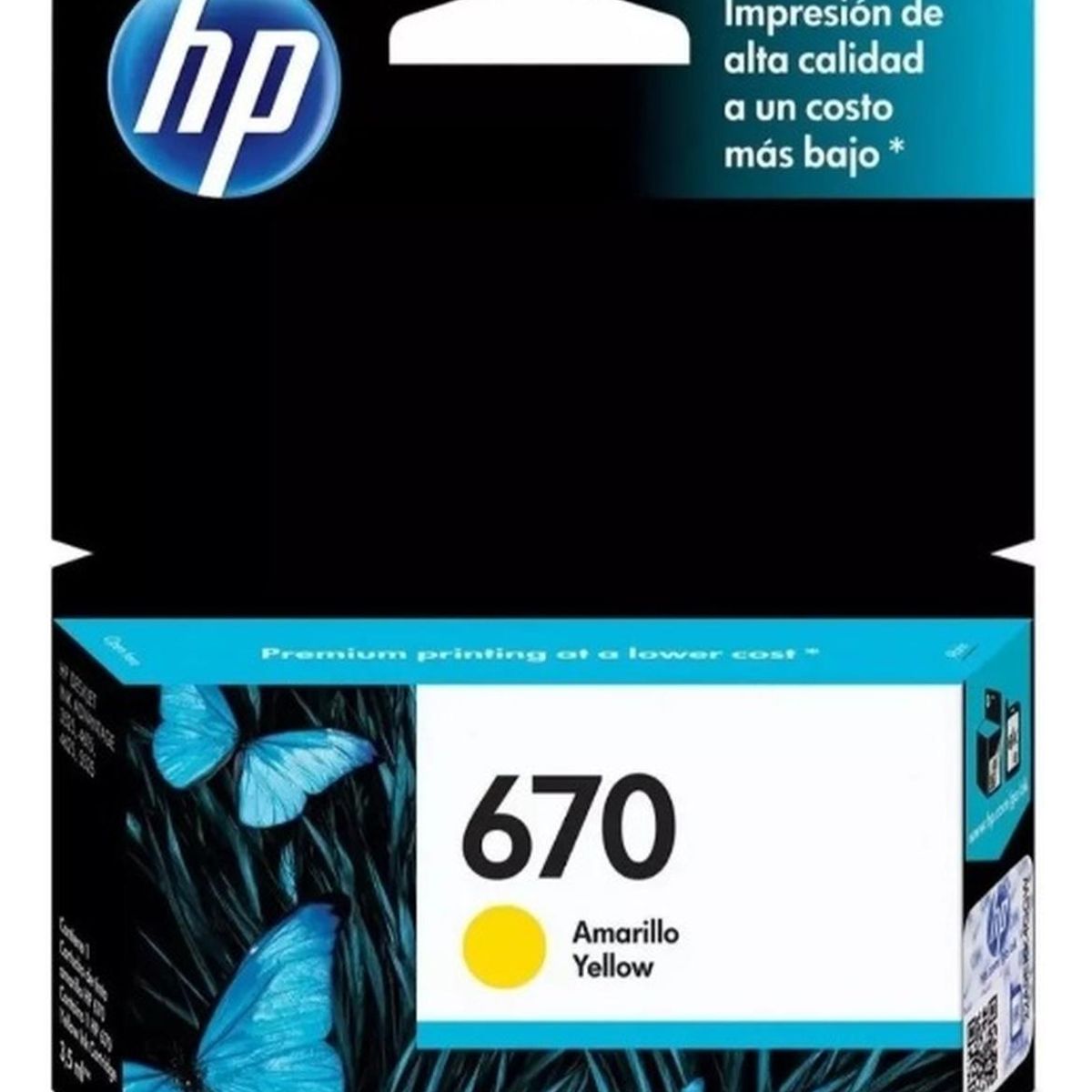 HP - Cartucho de Tinta hp 670 Yellow Original