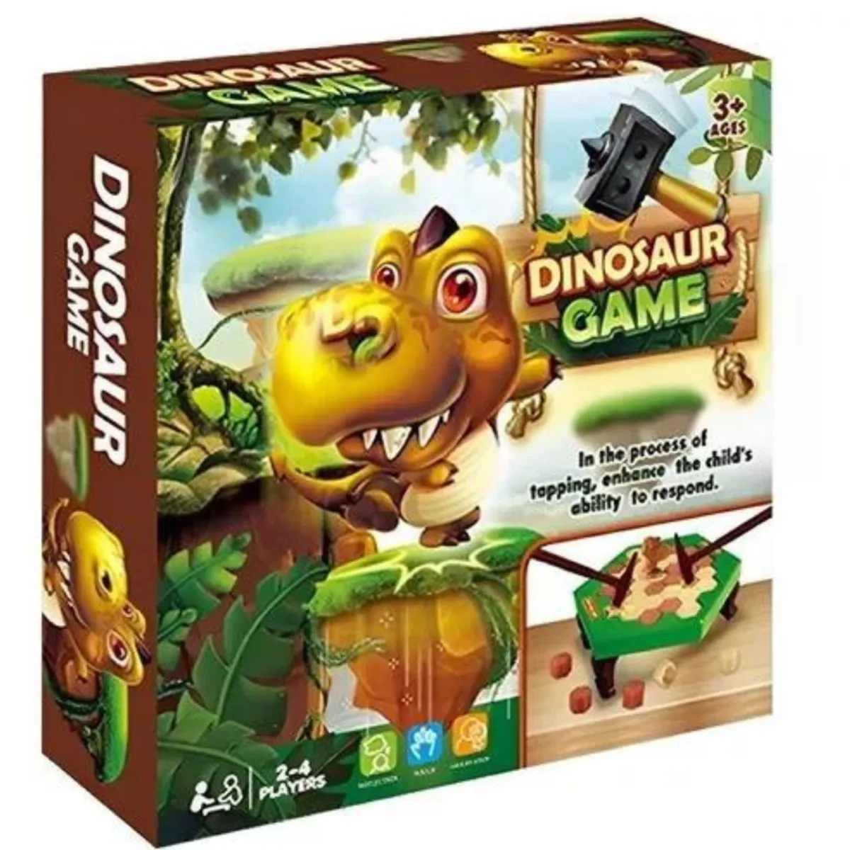 GENERICO - Juego De Mesa Dinosaurio Game Martillazos