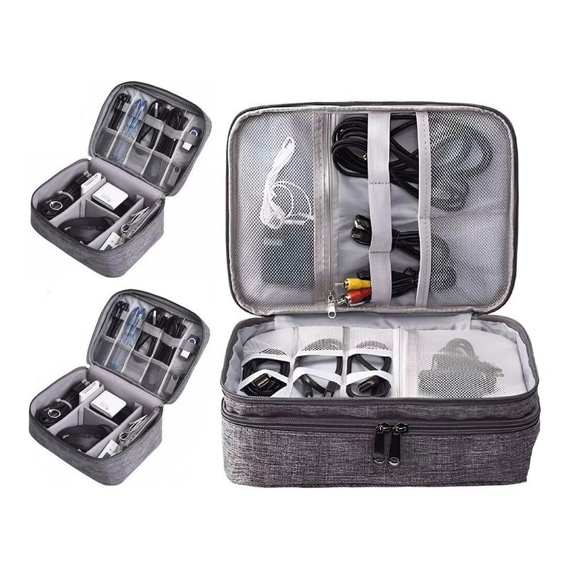 GENERICO - Estuche Organizador De Cables Bolso Ordenador Cables Viaje