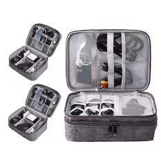 GENERICO - Estuche Organizador De Cables Bolso Ordenador Cables Viaje