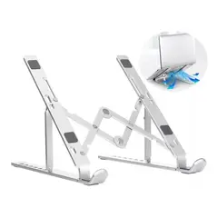 GENERICO - Soporte De Notebook Aluminio Soporte Macbook Base Vertical Laptop Stand Tablet