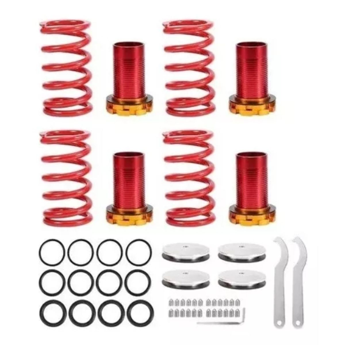 U BUY - Kit 4 Coilovers Universal Suspension Regulable