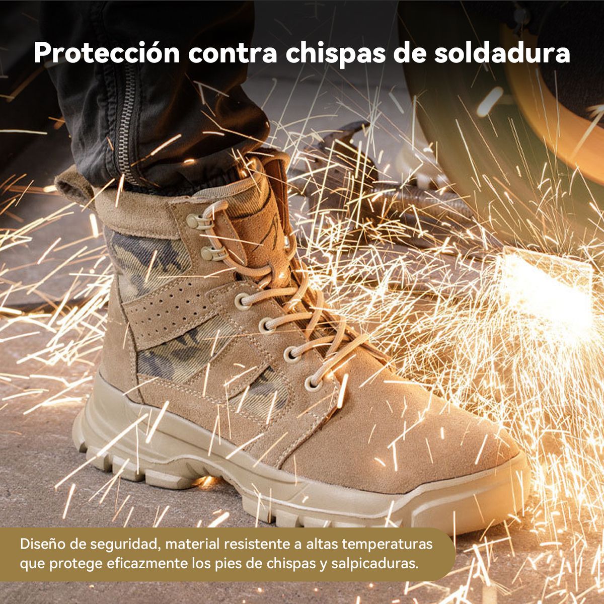 VERCI - Zapato De Seguridad Botin Zapatos Industrial Trabajo Hombre-