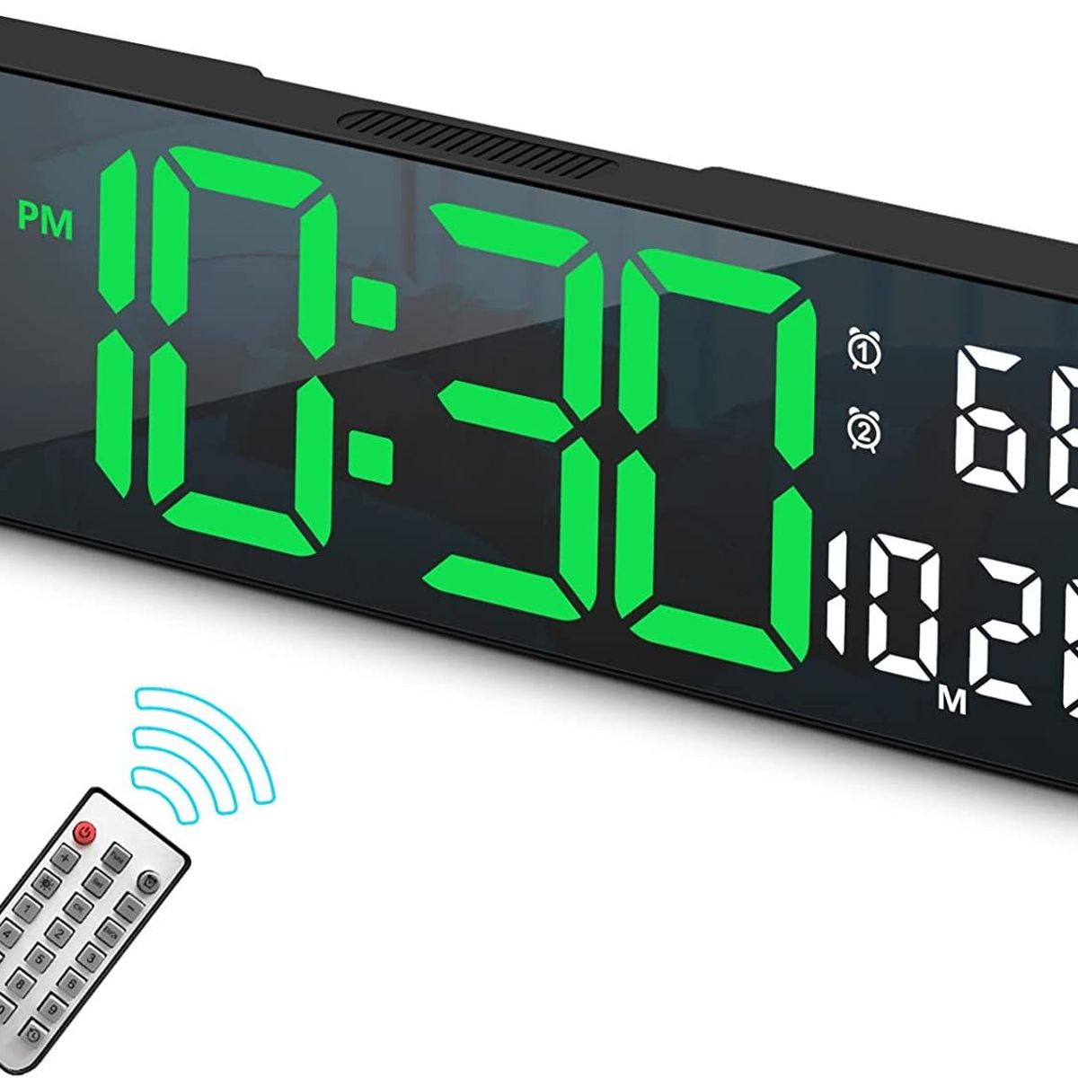 TNAKIEX - Reloj De Pared Digital Decorativo Led Pantalla Grande