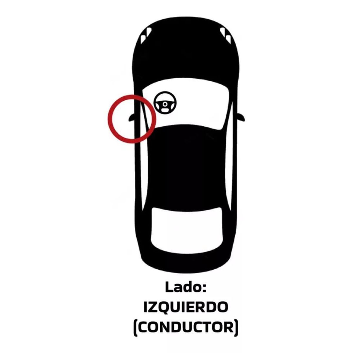 KUANGYE - Luneta Espejo Para Hyundai Grand I10 2014-2023 Con Defroster