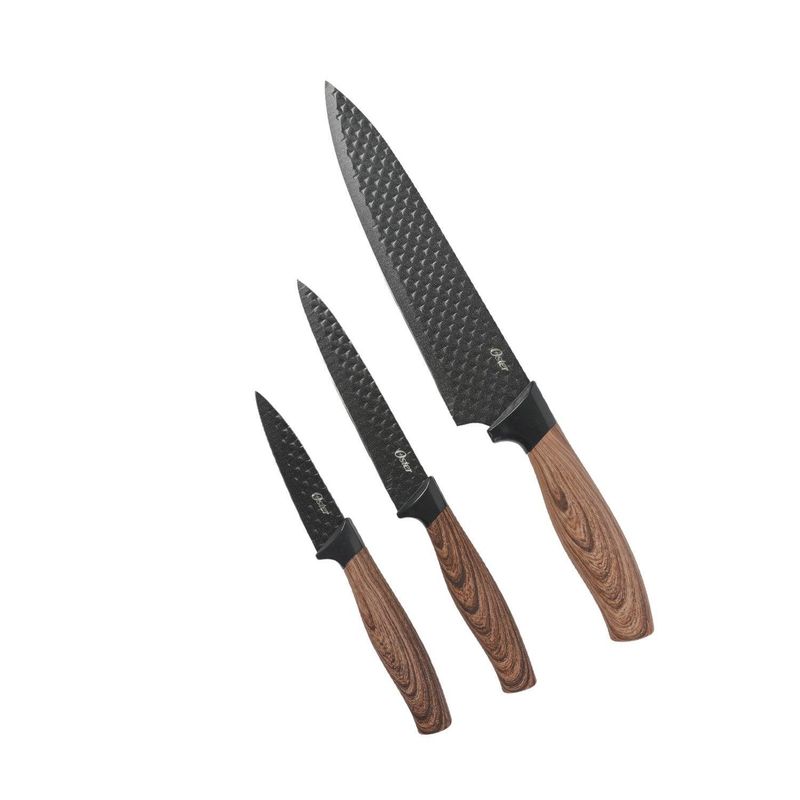 OSTER - Set Cuchillos acero inoxidable 3 piezas Gunderson Oster