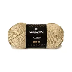 REVESDERECHO - Socks Lana para Calcetines 50 grs Beige (005)