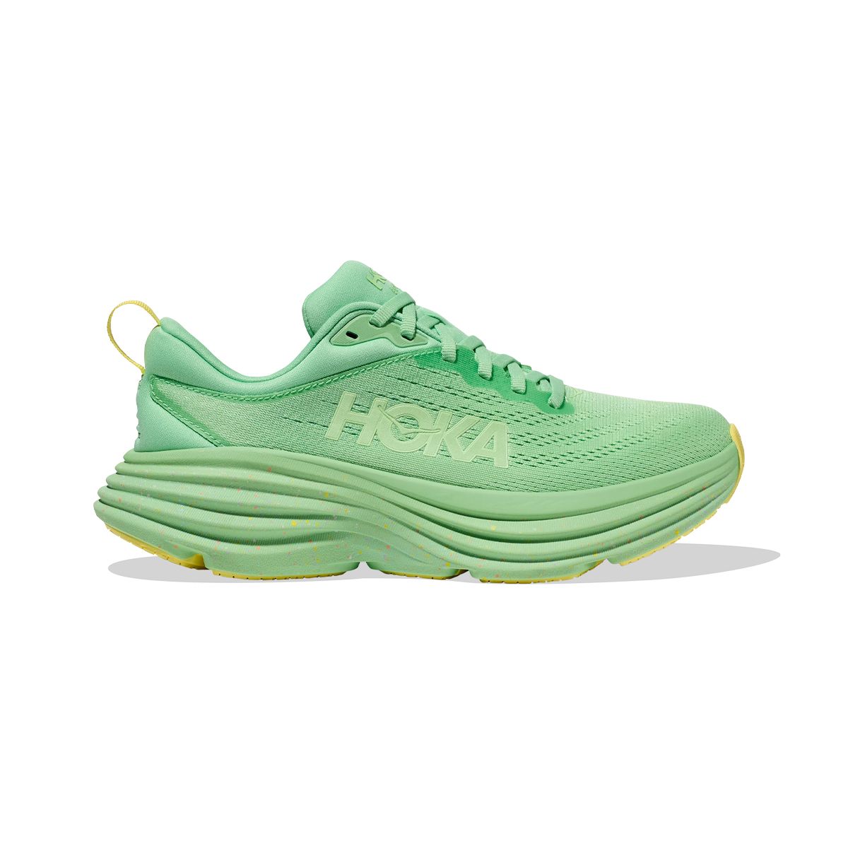 HOKA - Zapatillas Hombre Running Hoka Bondi 8 Lime Glow/Lemonade