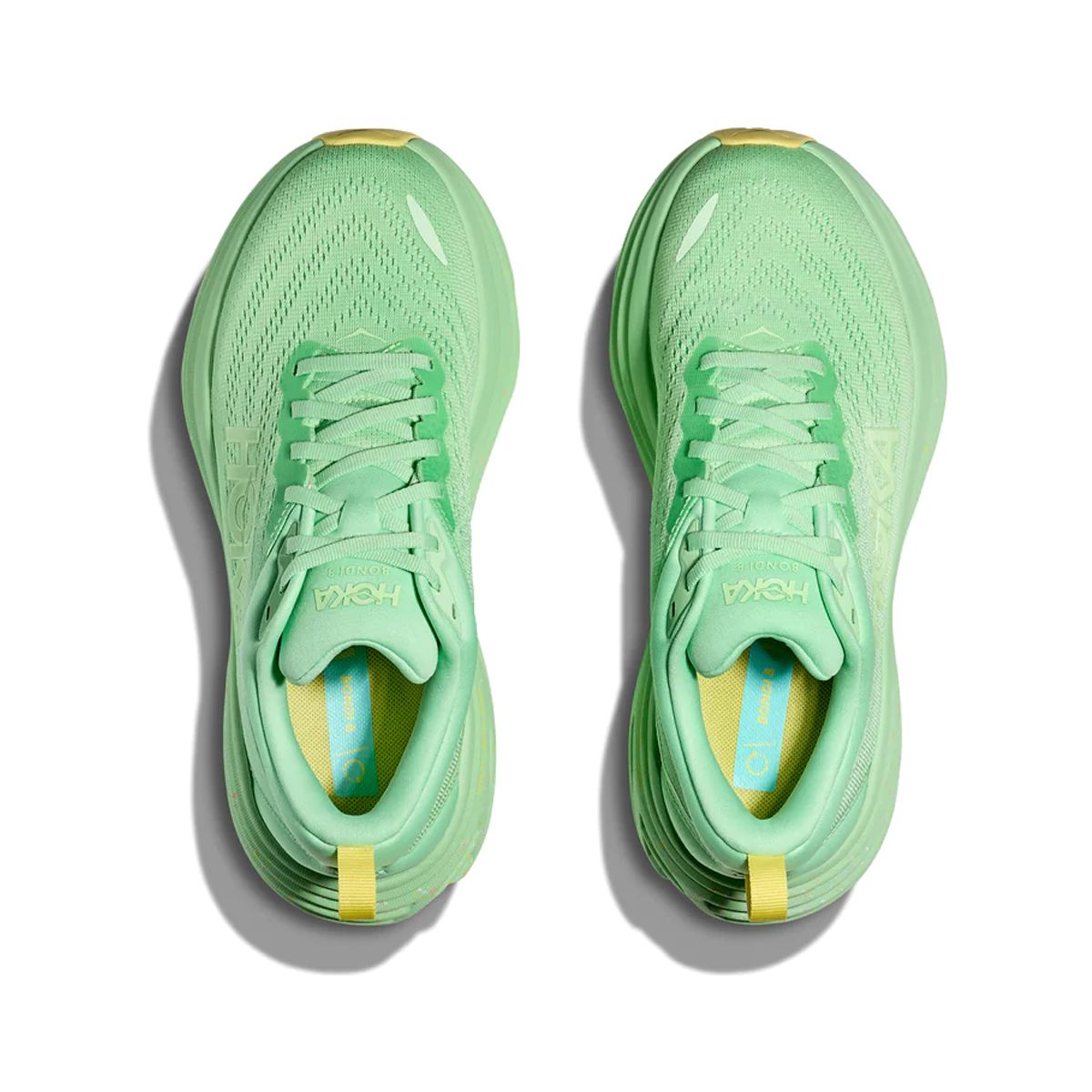 HOKA - Zapatillas Hombre Running Hoka Bondi 8 Lime Glow/Lemonade
