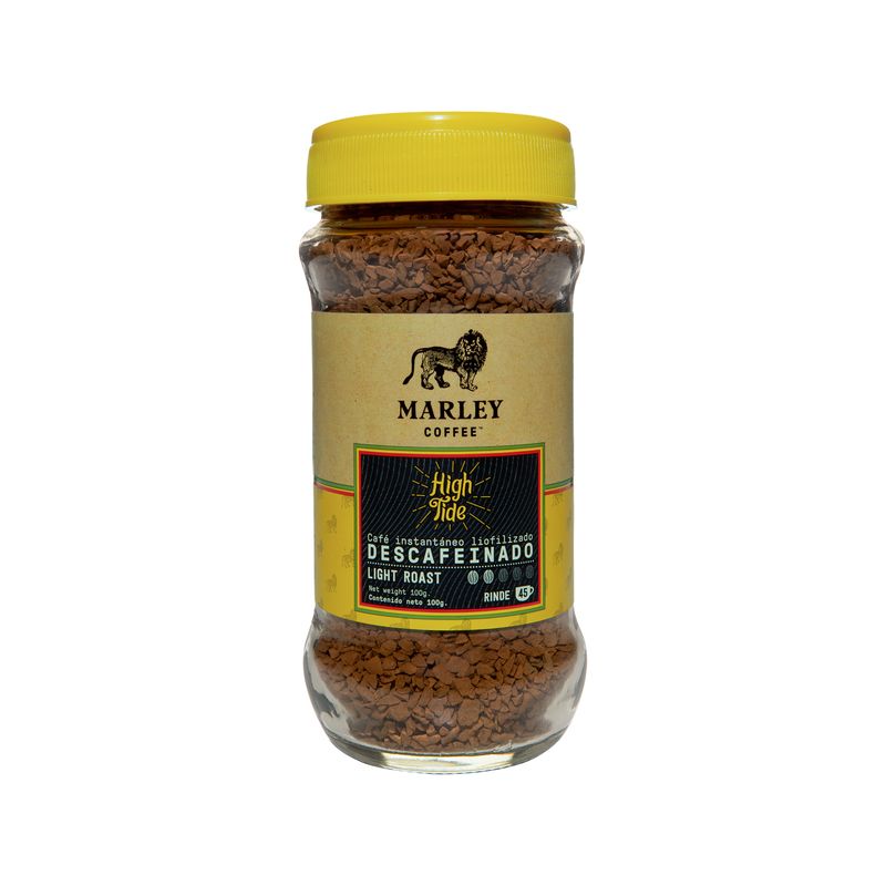 MARLEY COFFEE - Café Liofilizado Descafeinado High Tide 100g