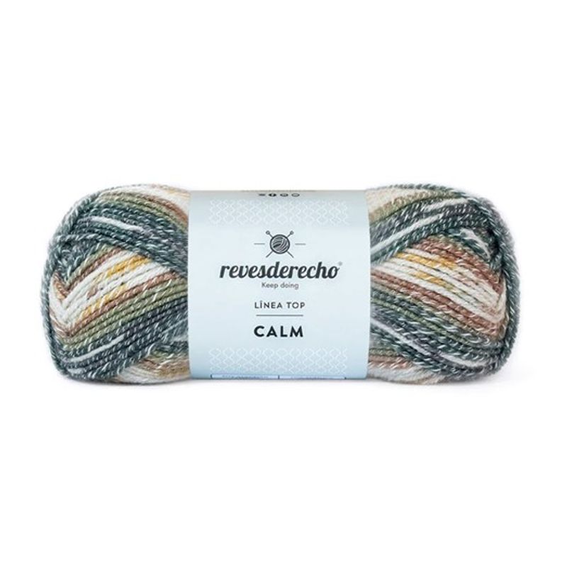 REVESDERECHO - Lana Calm 100grs - Verde Lima 0089
