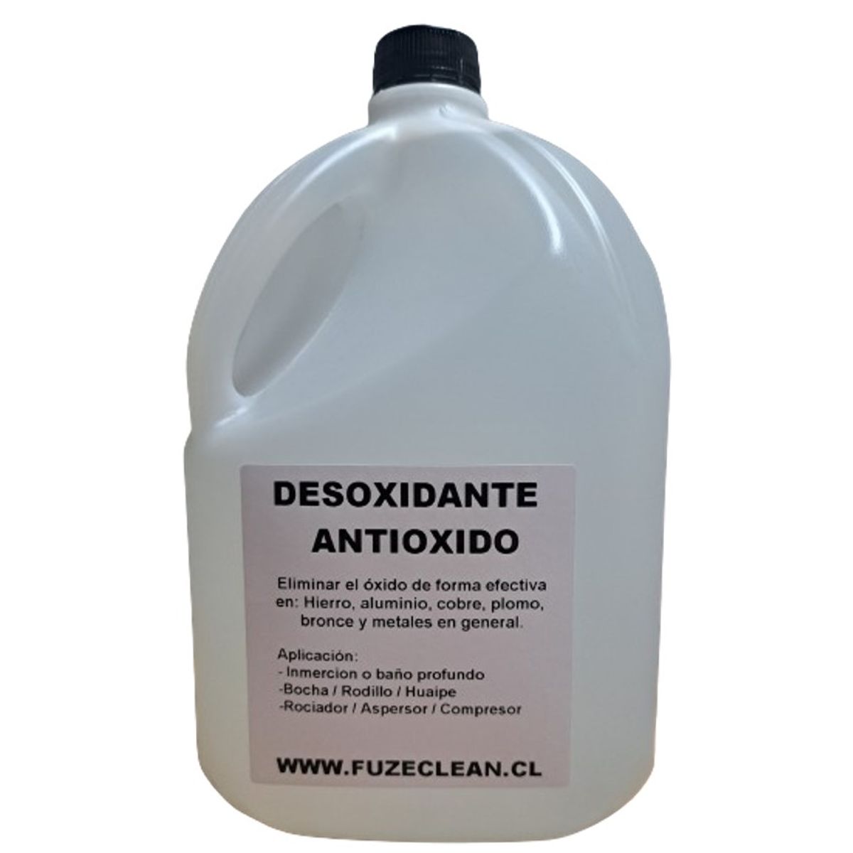 FUZE CLEAN - Quita Oxido Desoxidante  Fosfatizante  5 litros Transparente